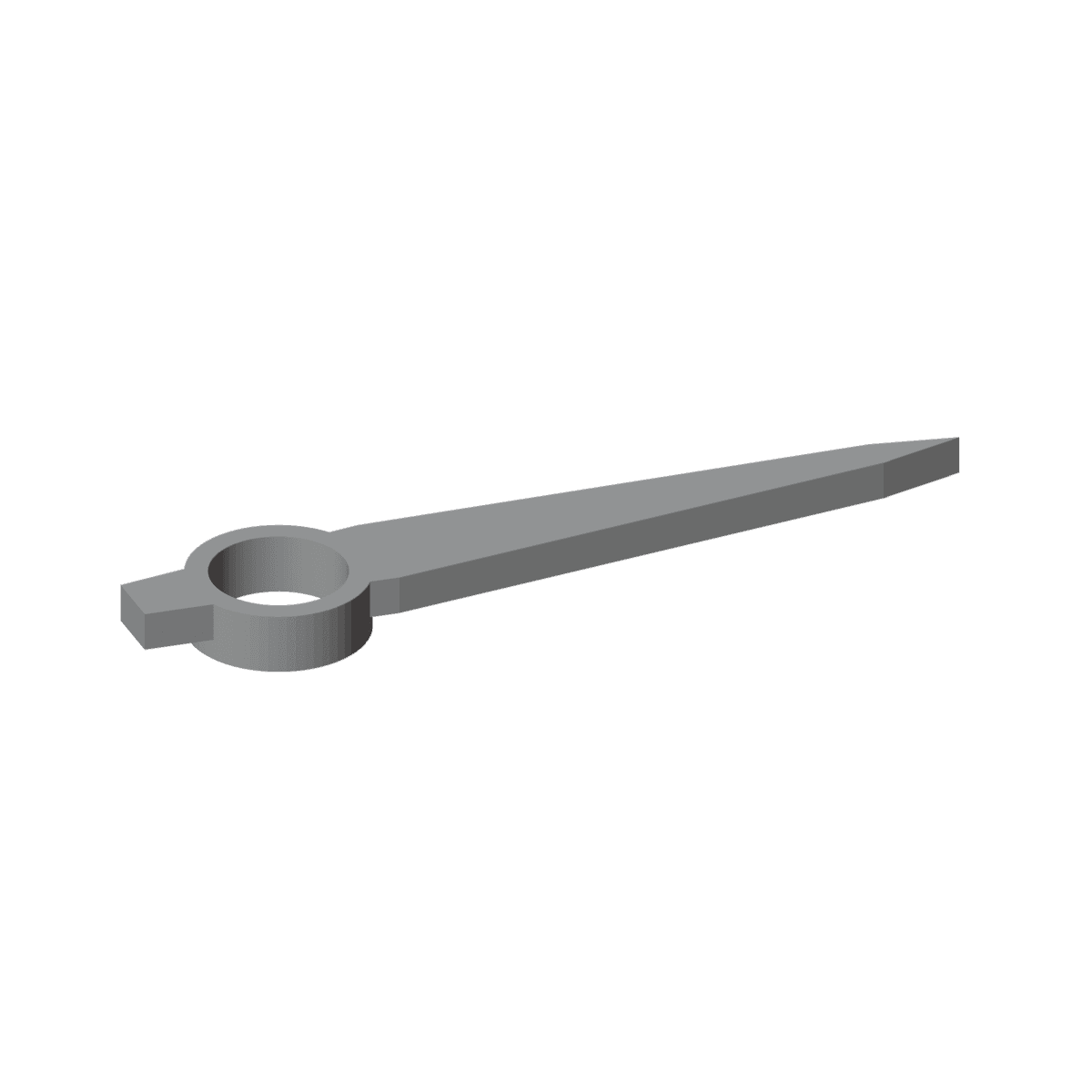 cad comet hand hour iso
